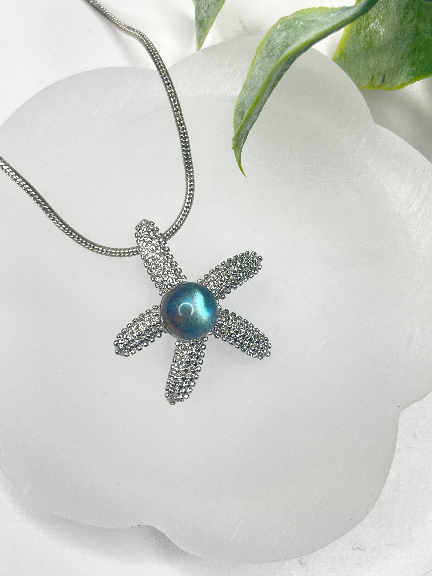 Labradorite Starfish Necklace