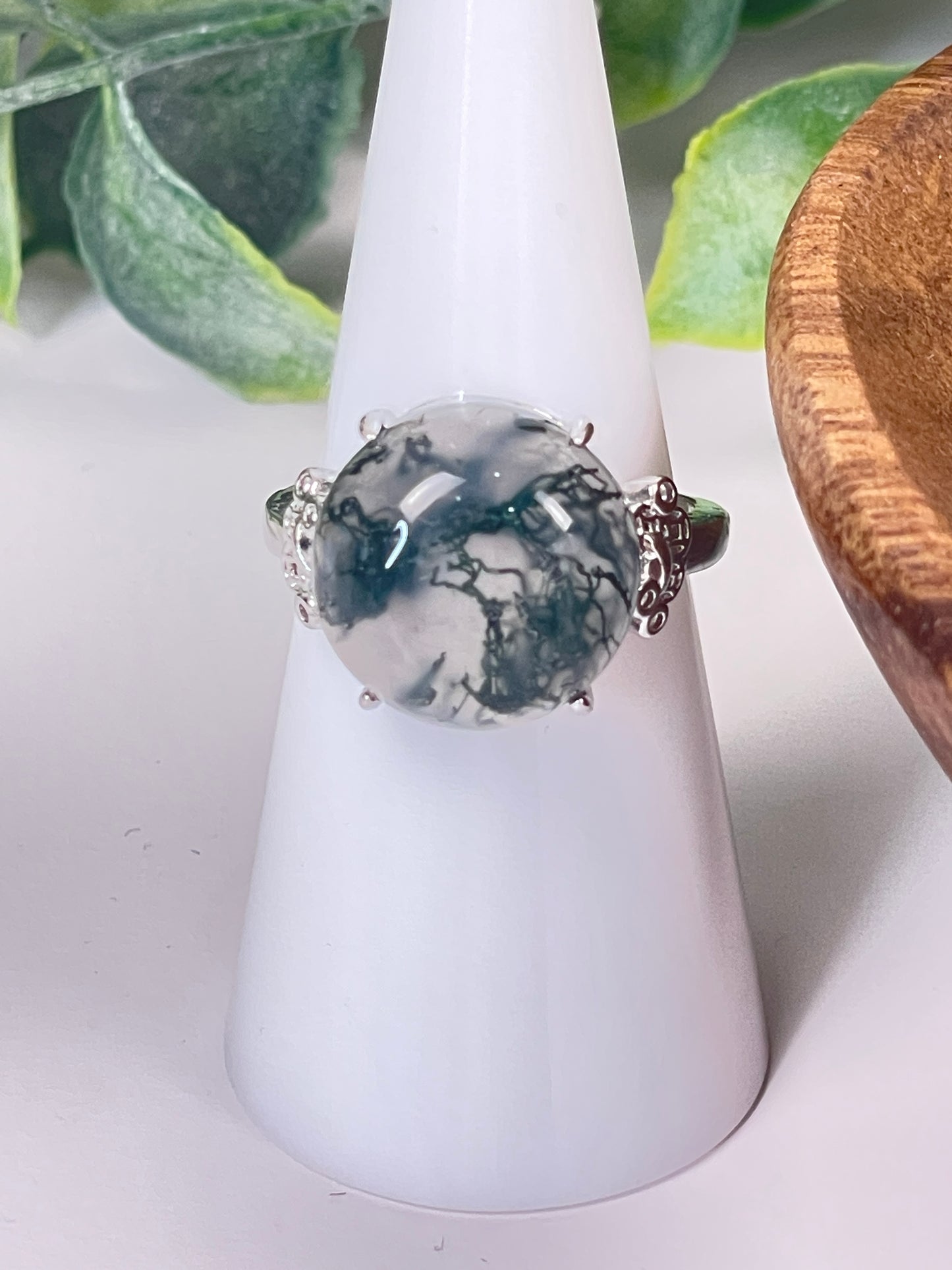 Moss Agate Ring-Variety