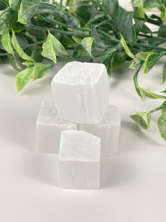 Selenite Cube Carving