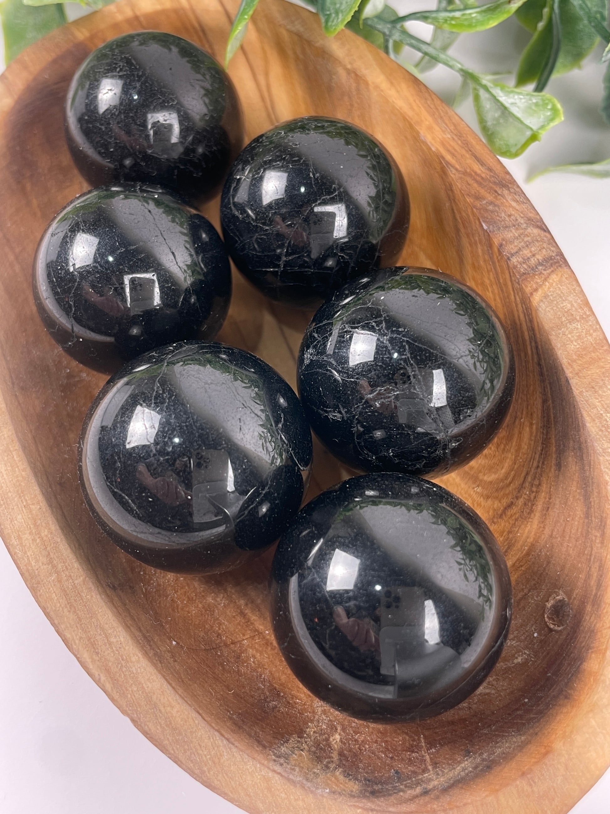 Black Tourmaline Mini Sphere