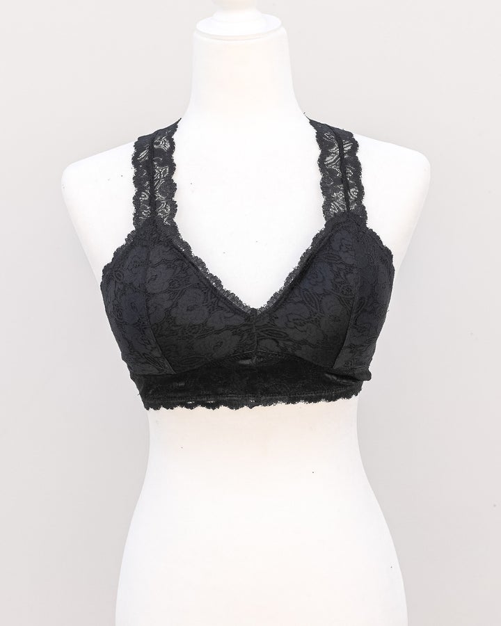 Stretch Lace Bralette w/Hourglass Backing
