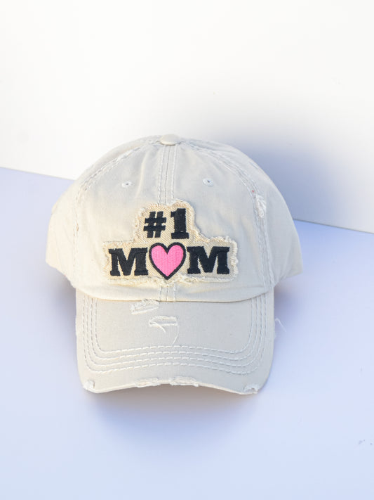 "#1 Mom" Vintage Hat