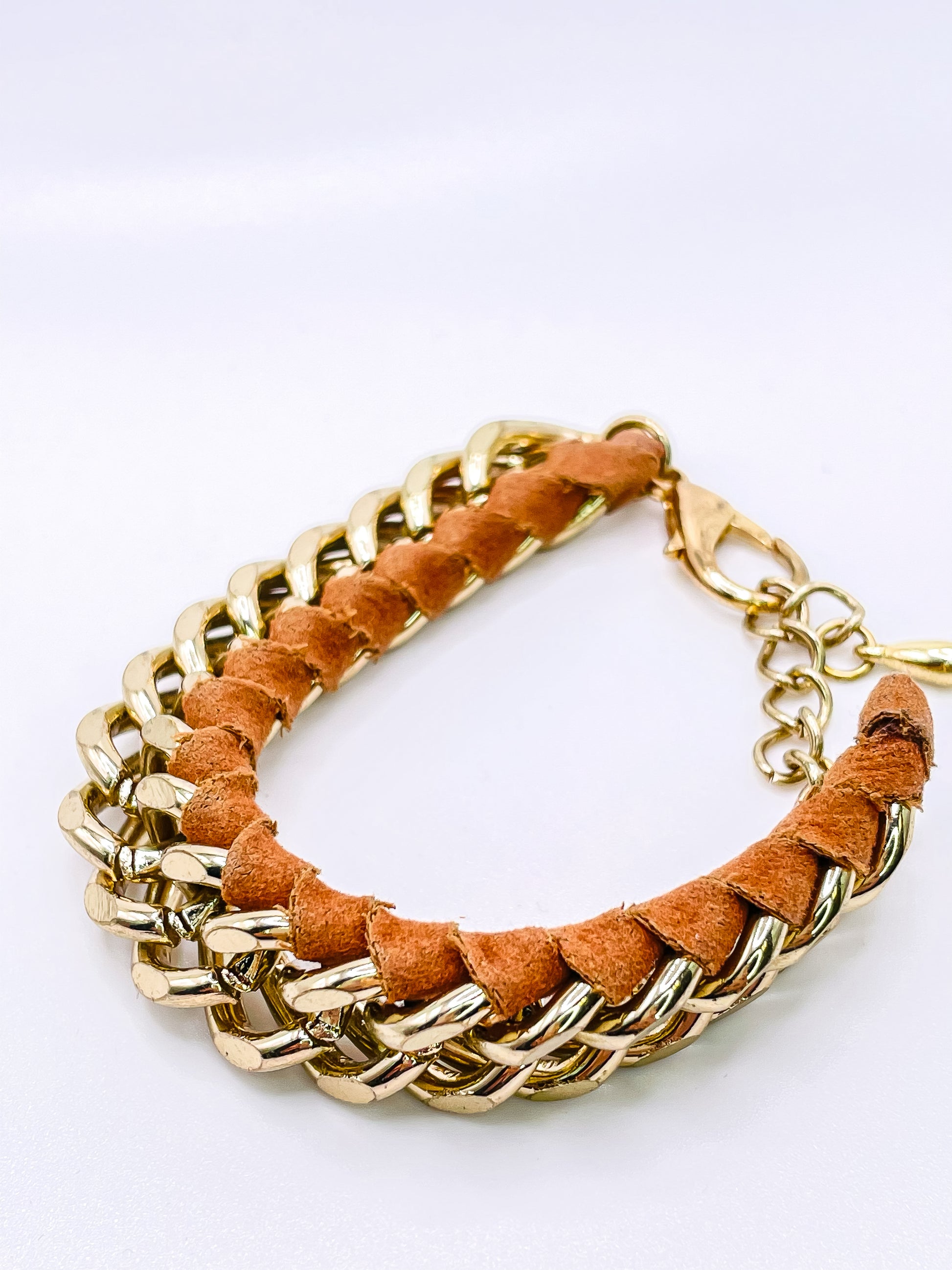 Photo of Brown Gold Link Bracelet 