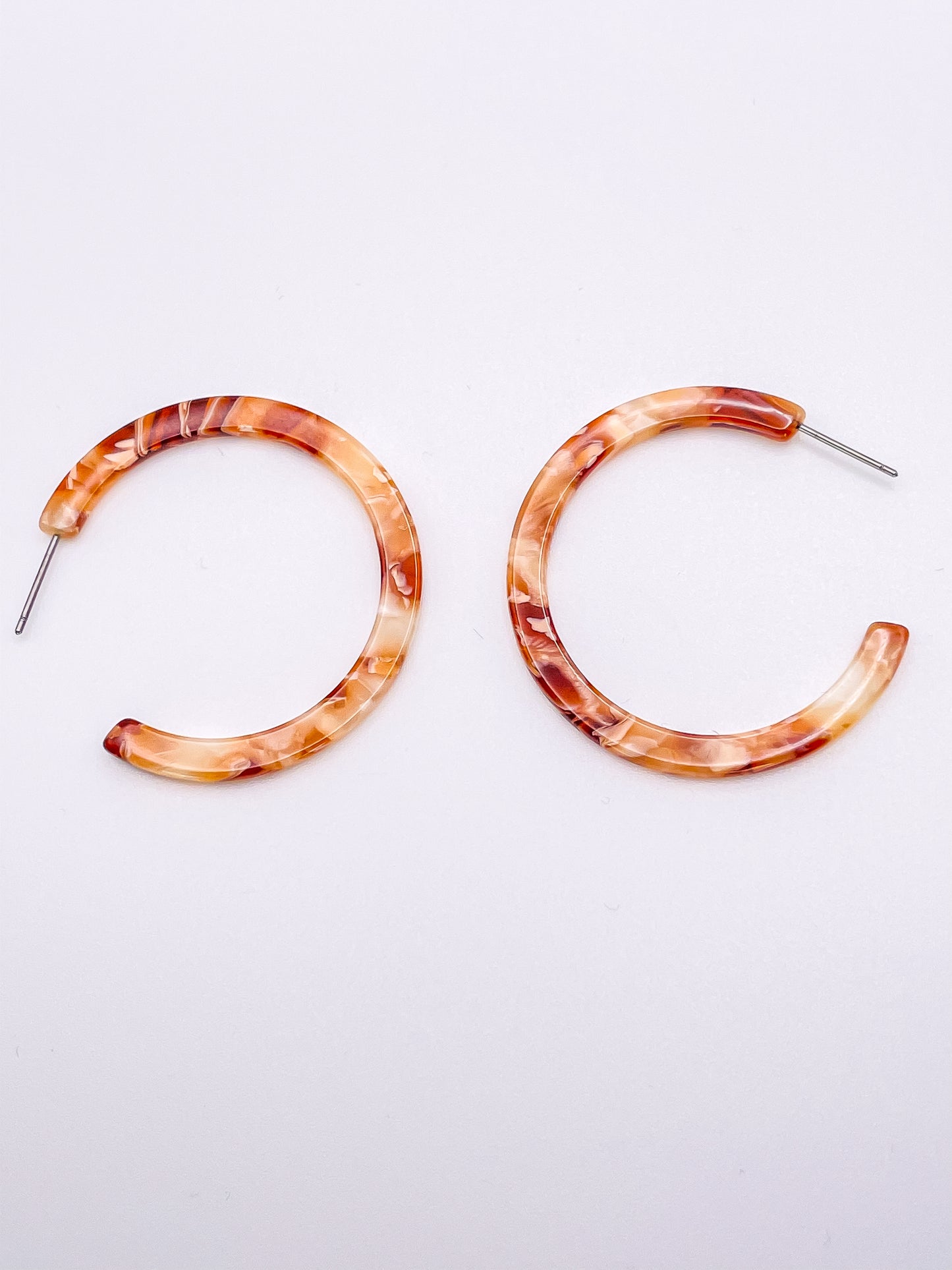 Photo of Red Blush Tortoise Hoops