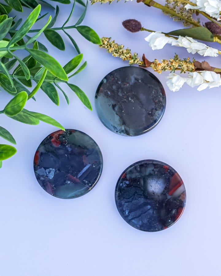 African Bloodstone Disc